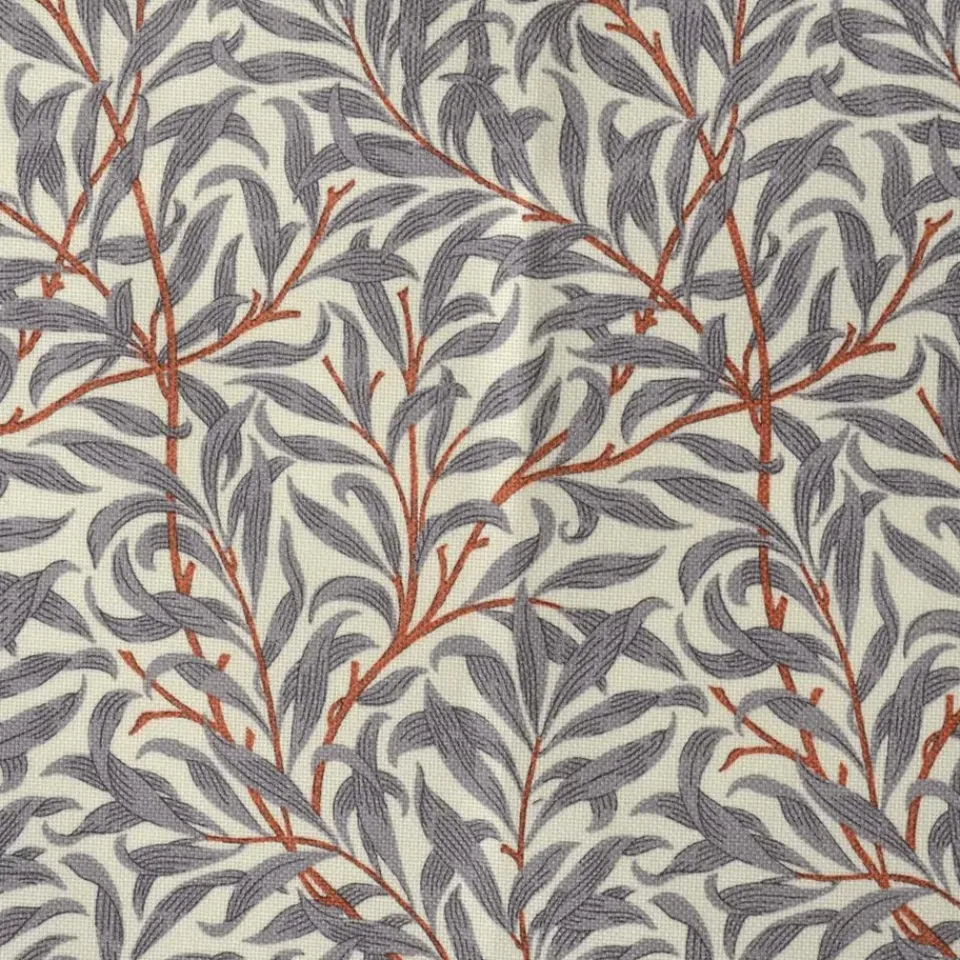 Clearance Jakobsdals Ramas fabric, grey-orange GreyOrange