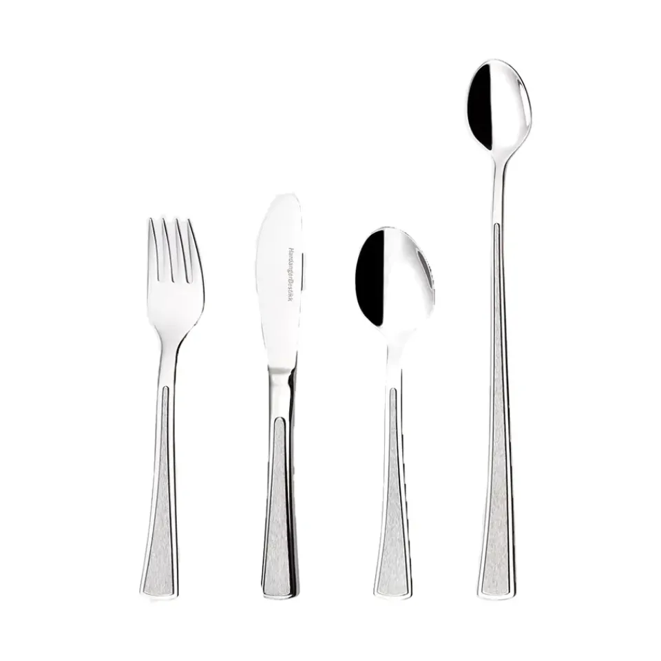 Children's Cutlery^Hardanger Bestikk Ramona children's cutlery 4 pieces, Stainless steel Silver-coloured