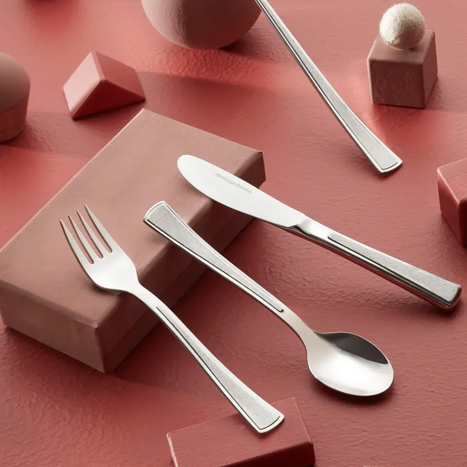Children's Cutlery^Hardanger Bestikk Ramona children's cutlery 4 pieces, Stainless steel Silver-coloured