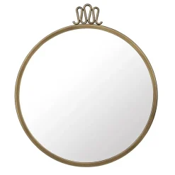 Outlet GUBI Randaccio Circulaire mirror, Ø 42 cm Silver-coloured
