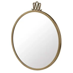 Outlet GUBI Randaccio Circulaire mirror, Ø 42 cm Silver-coloured