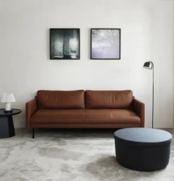 Sofas^Normann Copenhagen Rar 3-seater sofa, Omaha leather cognac Brown