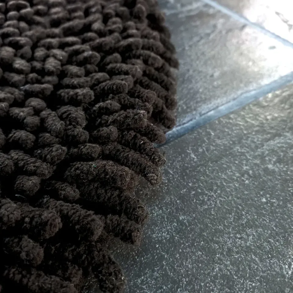 Bath Mats^Etol Design Rasta bath mat, black Green