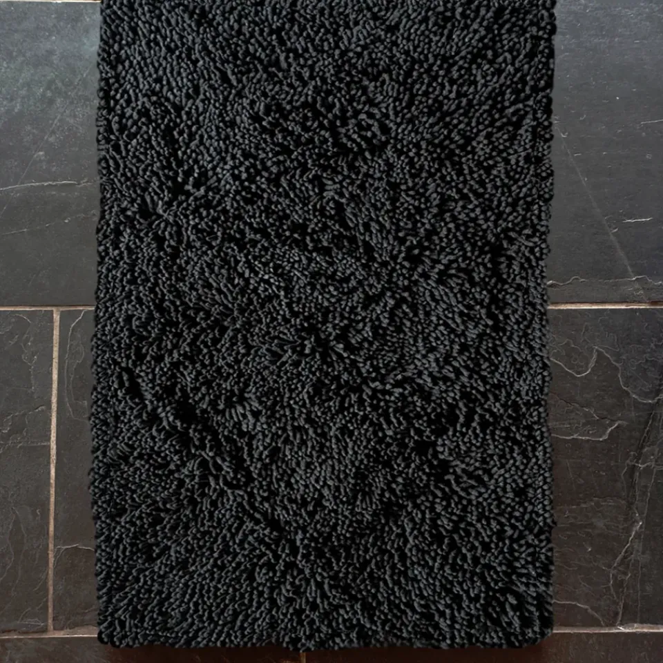 Bath Mats^Etol Design Rasta bath mat, black Green