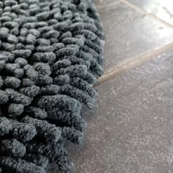 Bath Mats^Etol Design Rasta bath mat, Graphite Grey