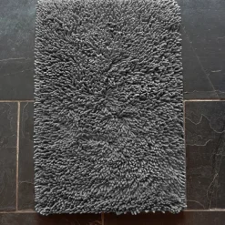 Bath Mats^Etol Design Rasta bath mat, Graphite Grey