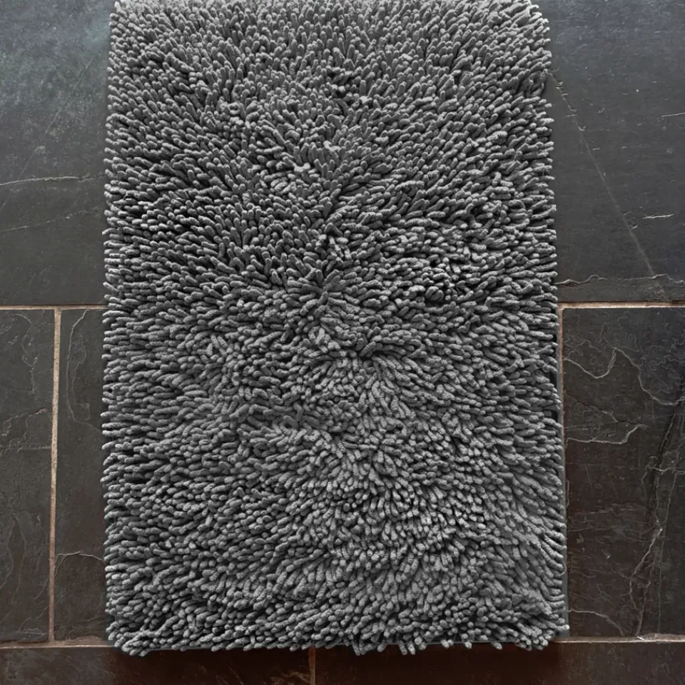 Bath Mats^Etol Design Rasta bath mat, Graphite Grey