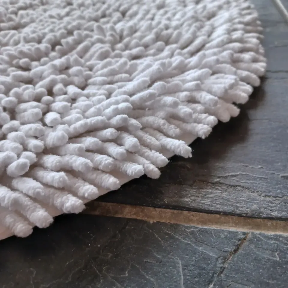 Bath Mats^Etol Design Rasta bath mat, White