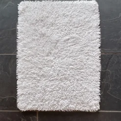 Bath Mats^Etol Design Rasta bath mat, White