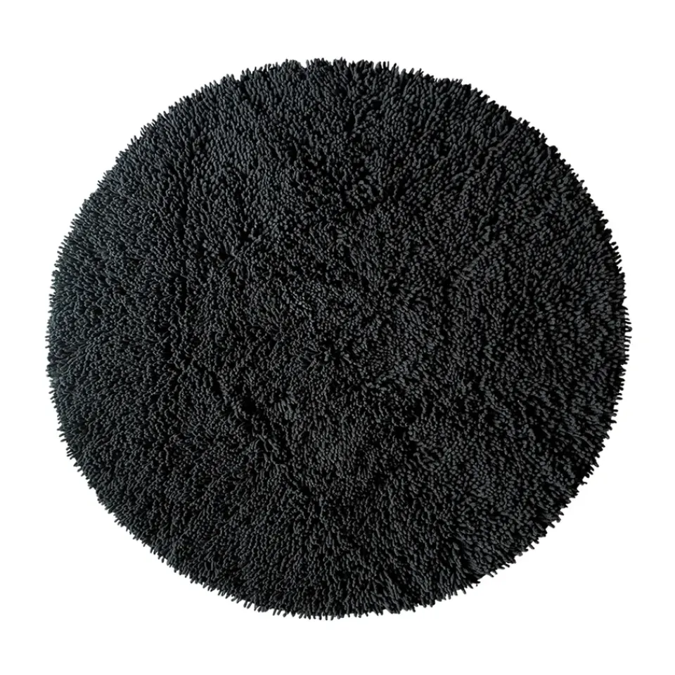 Round Rugs^Etol Design Rasta round rug Ø120 cm, Black