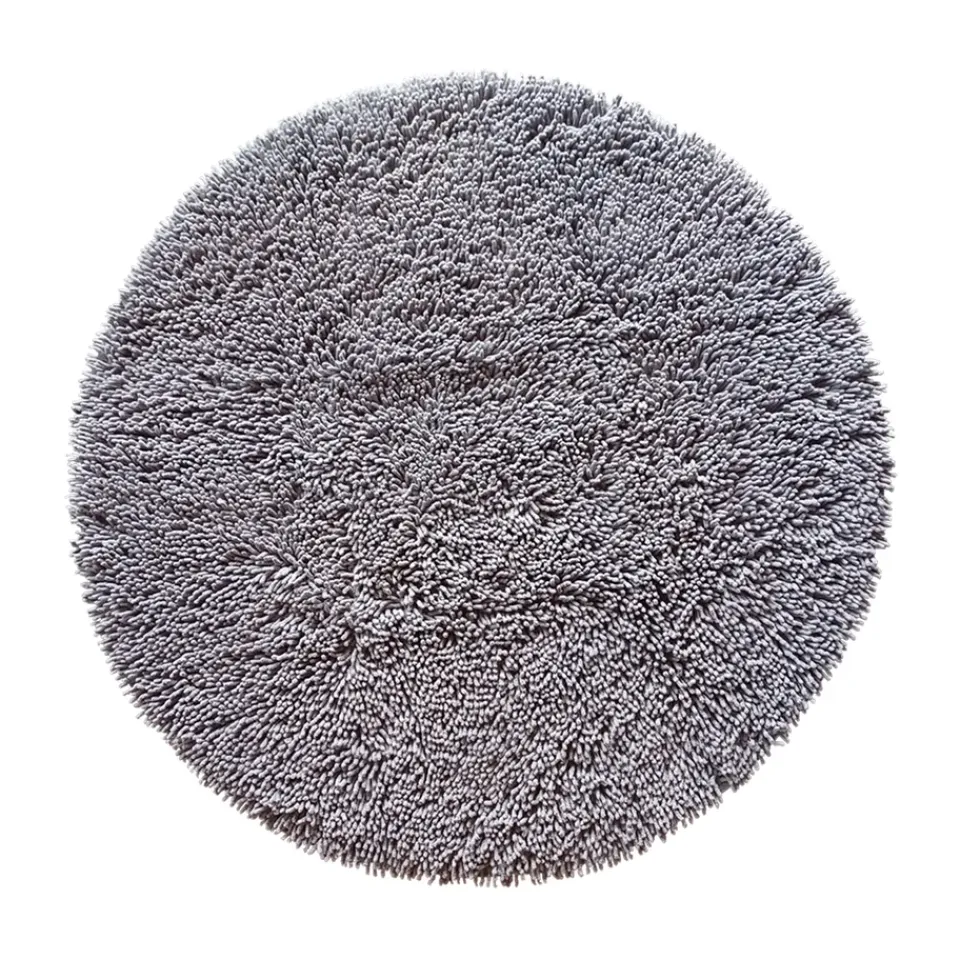 Clearance Etol Design Rasta round rug Ø120 cm, Graphite Grey