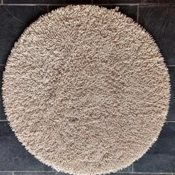 Round Rugs^Etol Design Rasta round rug Ø120 cm, Nature Beige
