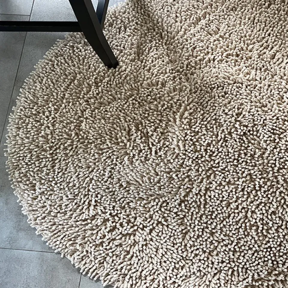 Round Rugs^Etol Design Rasta round rug Ø120 cm, Nature Beige