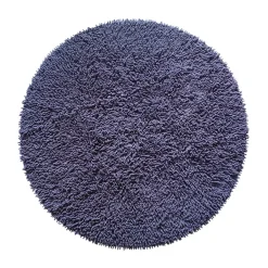 Round Rugs^Etol Design Rasta round rug Ø120 cm, Navy Blue