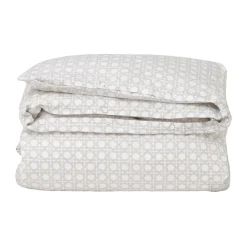 Best Lexington Rattan Printed bedding set 220x220 cm, White