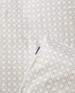 Best Lexington Rattan Printed bedding set 220x220 cm, White