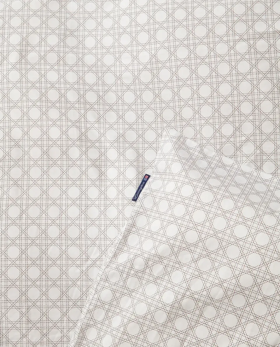 Best Lexington Rattan Printed bedding set 220x220 cm, White