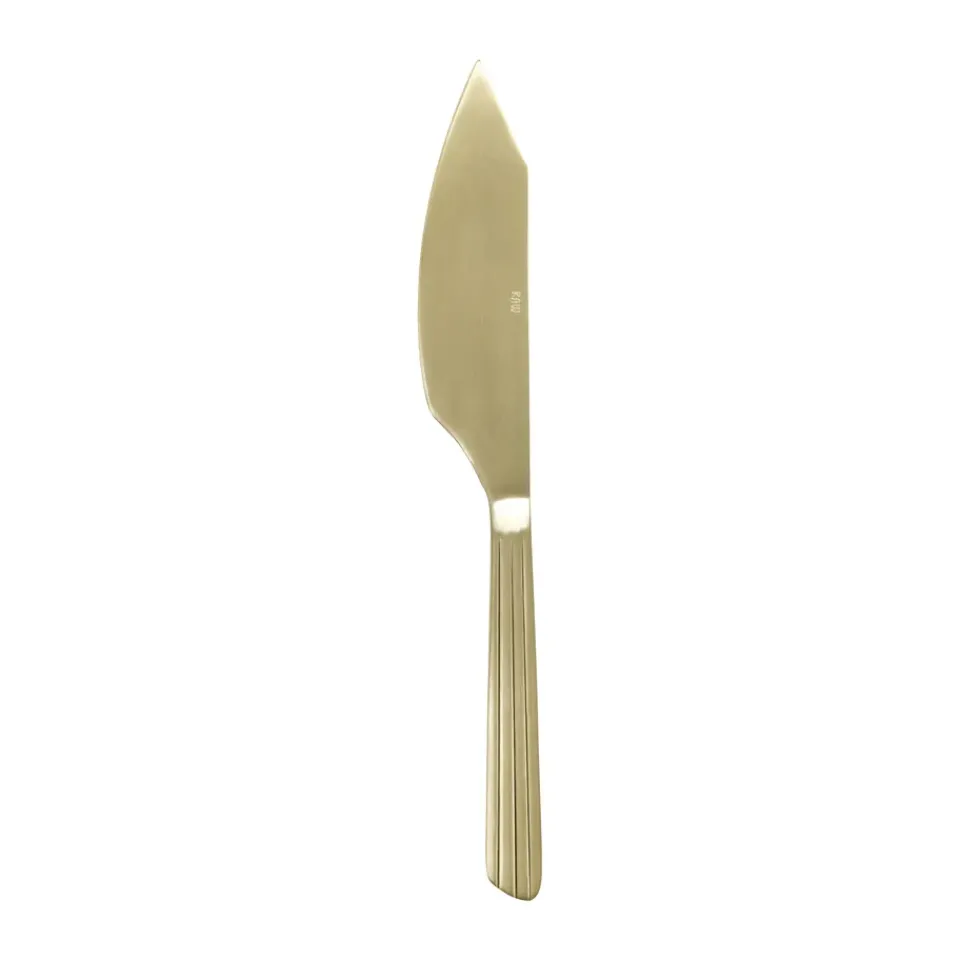 Cake Knives & Servers^Aida Raw cake knife, Champagne-gold Gold-coloured