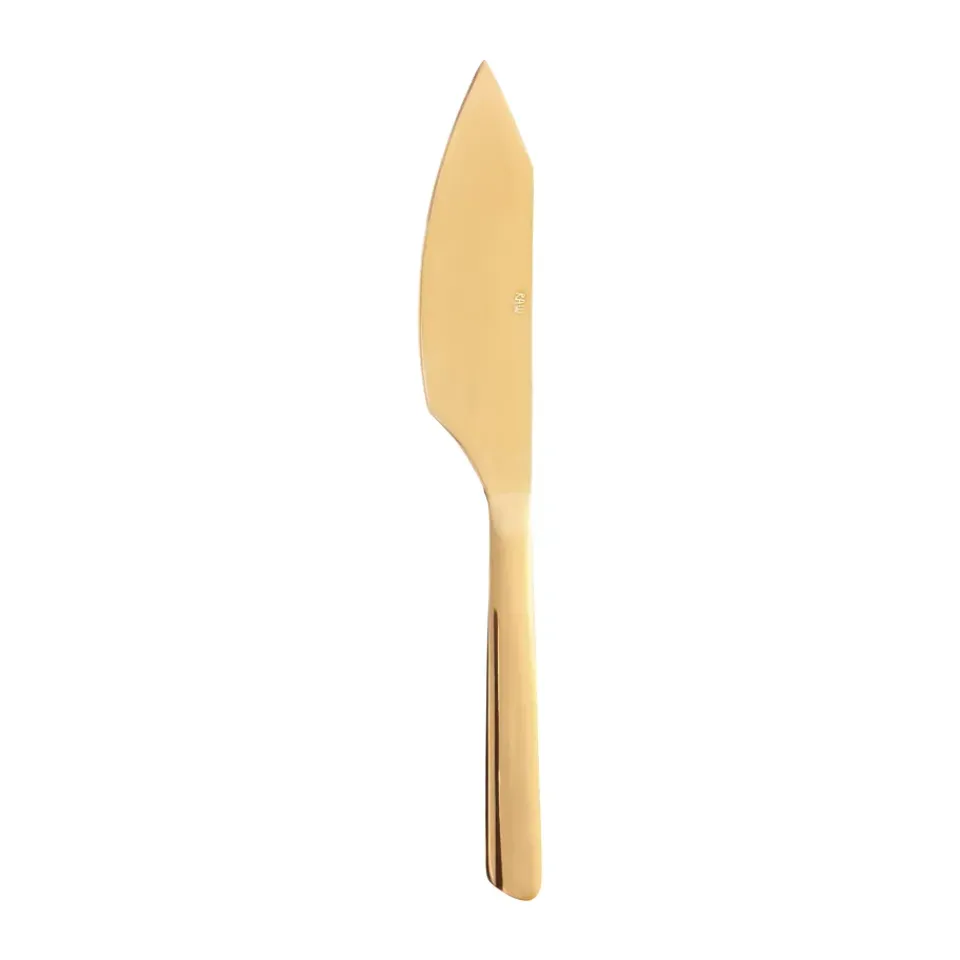 Cake Knives & Servers^Aida Raw cake knife, Gold Gold-coloured