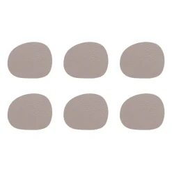 Hot Aida Raw coaster leather 6-pack, Dusty rose Pink