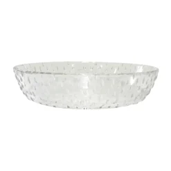Sale Aida Raw deep plate glass Ø16 cm, Clear Transparent