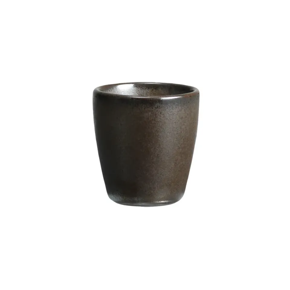Hot Aida Raw egg cup stoneware, metallic Brown