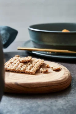 Serving Platters & Dishes^Aida Raw partyplate 13x11.4 cm 2-pack, Wood Brown