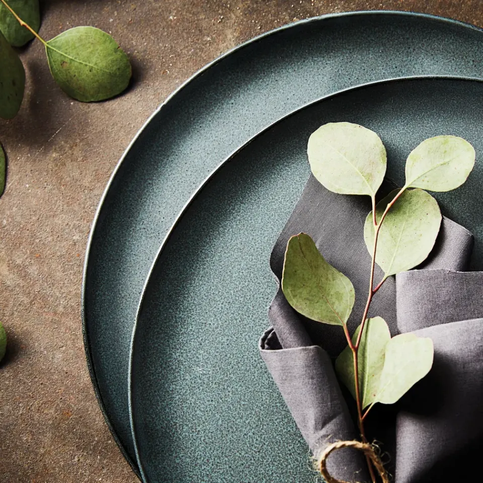 Small Plates & Side Plates^Aida Raw plate Ø20 cm, Northern Green