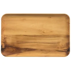 Hot Aida Raw plate rectangular 31.7x20.2 cm, Wood Brown