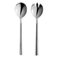 Salad Servers^Aida Raw salad cutlery 2 pieces, Polished stainless steel Silver-coloured