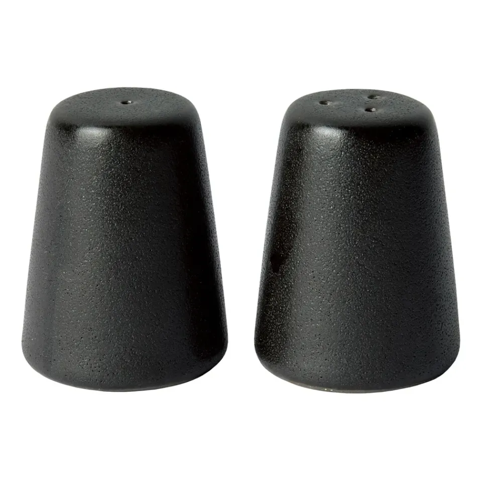 New Aida Raw salt and pepper set, Titanium Black