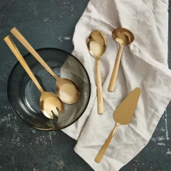 Clearance Aida Raw servering cutlery 5 pieces, Gold (shiny) Gold-coloured