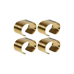 Sale Aida Raw serviette holder 4-pack, Gold Gold-coloured