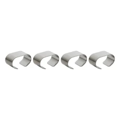 Best Aida Raw serviette holder 4-pack, Stainless steel Silver-coloured