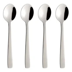 Tea & Coffee Spoons^Aida Raw teaspoon 4-pack, Stainless steel Silver-coloured