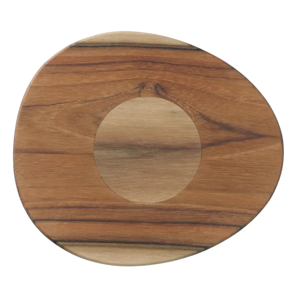 Trivets^Aida Raw trivet magnetic 15x17.5 cm, Teak Brown