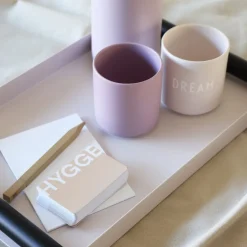 Trays^Design Letters Ray Serving tray large, Pastel BeigeBlack
