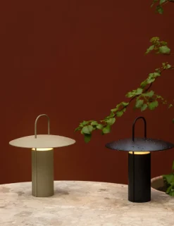 Portable Lighting^Audo Copenhagen Ray table lamp portable, Dusty Green