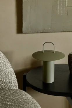 Portable Lighting^Audo Copenhagen Ray table lamp portable, Dusty Green