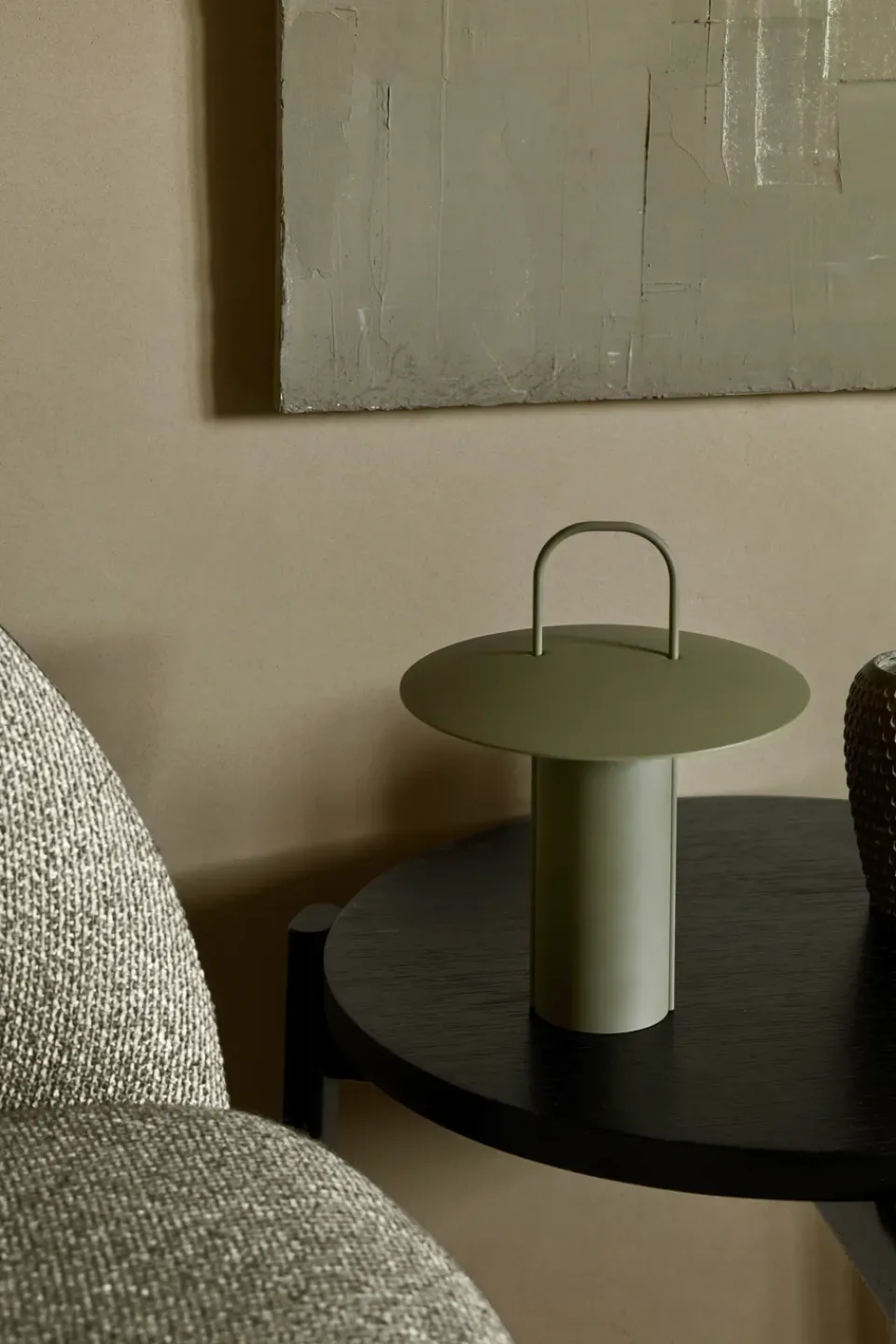 Portable Lighting^Audo Copenhagen Ray table lamp portable, Dusty Green