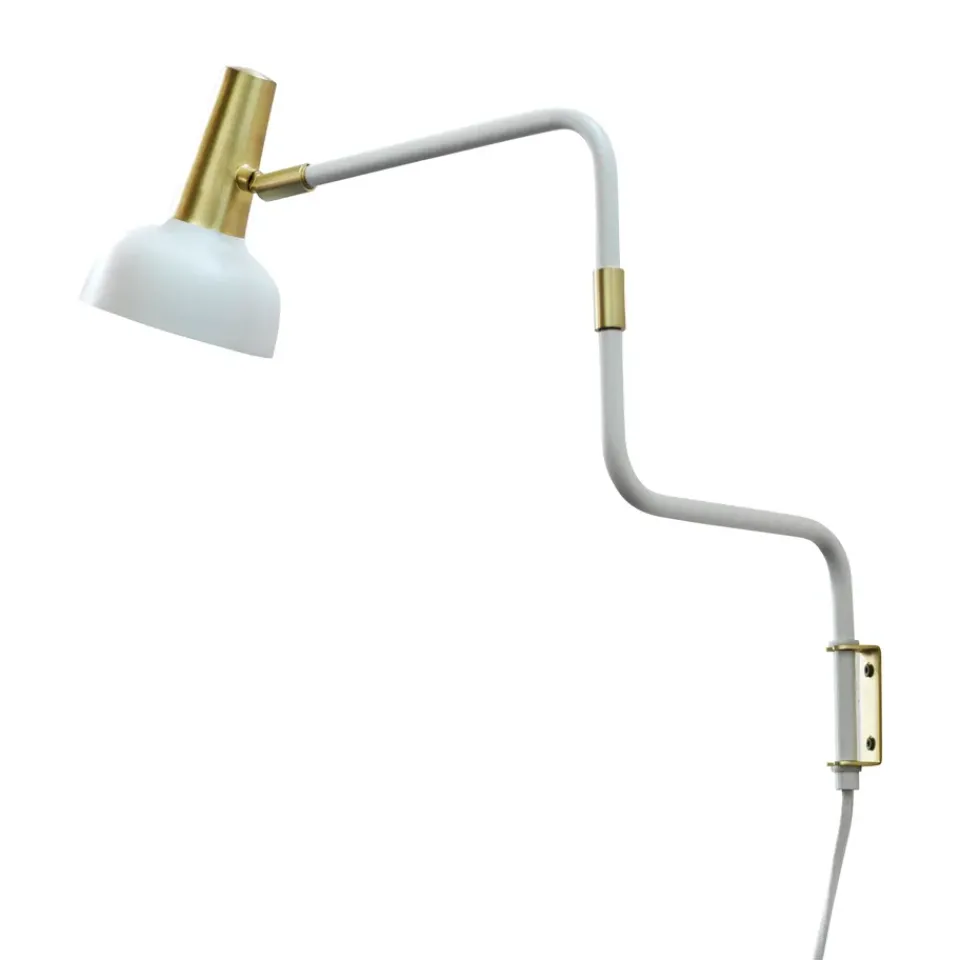 Bedside Lamps^CO Bankeryd Ray wall lamp, -brass White