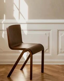 Chairs^Audo Copenhagen Ready dining chairs, stained oak Red
