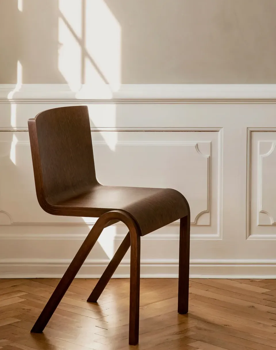 Chairs^Audo Copenhagen Ready dining chairs, stained oak Red