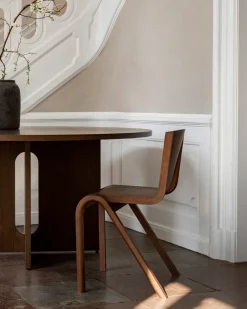 Chairs^Audo Copenhagen Ready dining chairs, stained oak Red