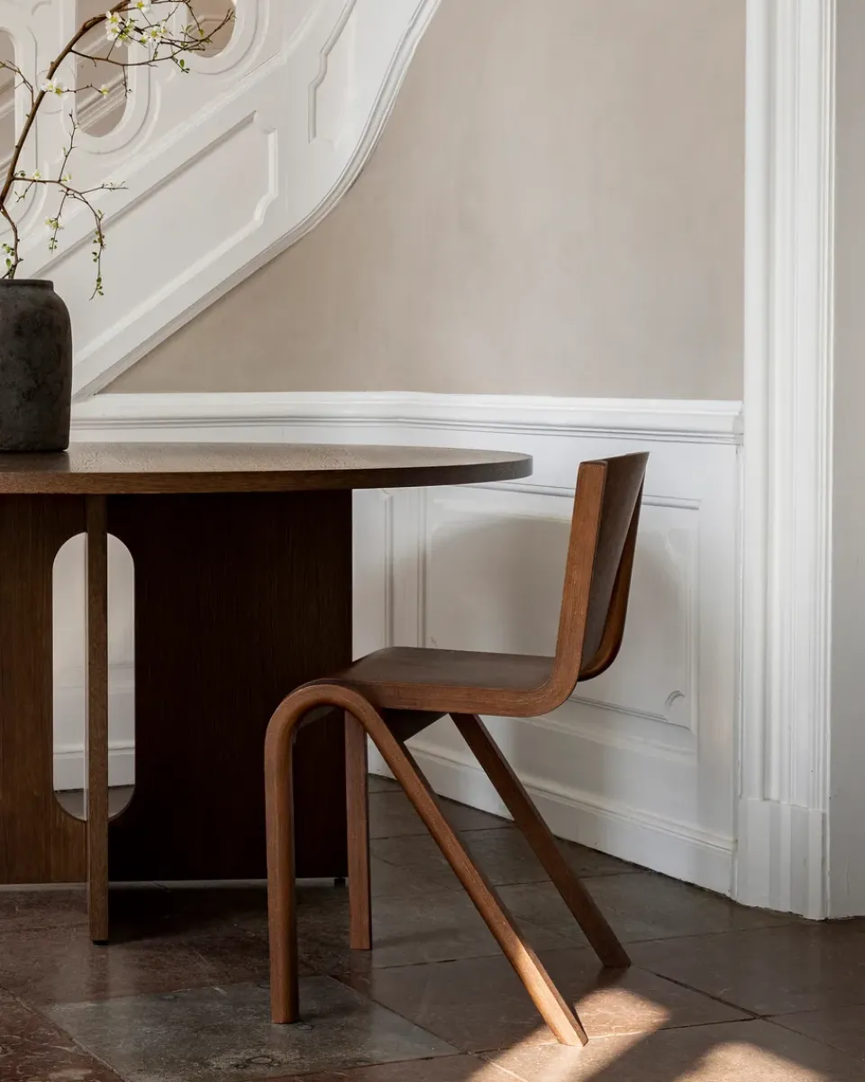 Chairs^Audo Copenhagen Ready dining chairs, stained oak Red