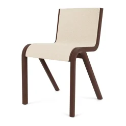 Best Audo Copenhagen Ready upholstered chair, Red oak-Logan Jasmine White