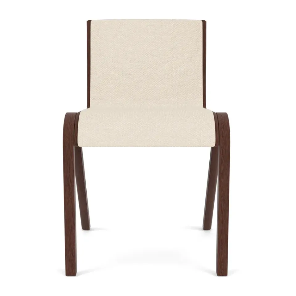 Best Audo Copenhagen Ready upholstered chair, Red oak-Logan Jasmine White