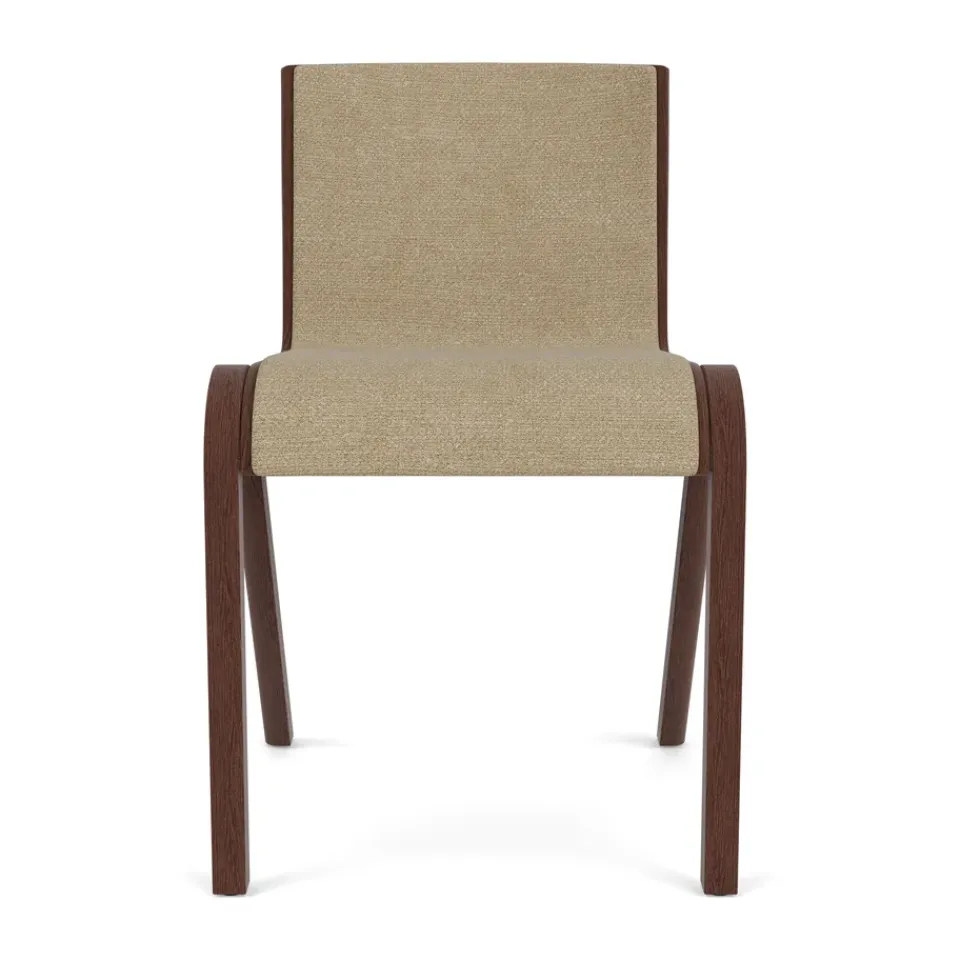 Chairs^Audo Copenhagen Ready upholstered chair, Red oak-Audo Bouclé 02 Beige