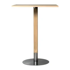 Discount Mavis Red bar table 70x70 cm, White-pigmented matte lacquered oak Beige