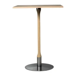 Discount Mavis Red bar table 70x70 cm, White-pigmented matte lacquered oak Beige